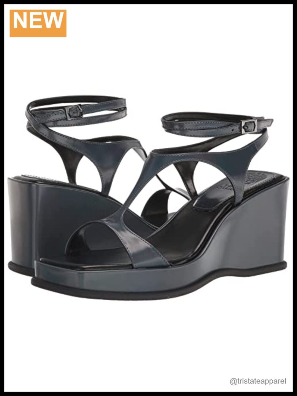 Wedge Sandals with Ankle Strap & Buckle Closure for Outdoor & Casual Wear